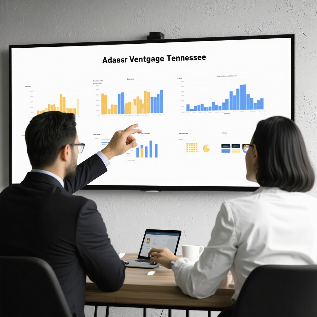 Financial advisor discussing behavioral economics and mortgage strategies with clients in Tennessee