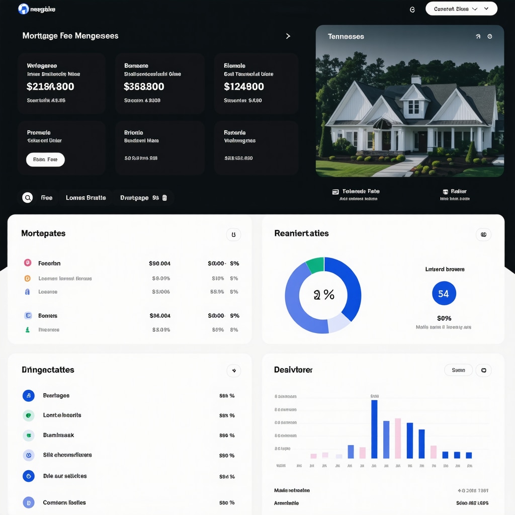 Mortgage broker fee comparison and negotiation analysis dashboard for Tennessee borrowers