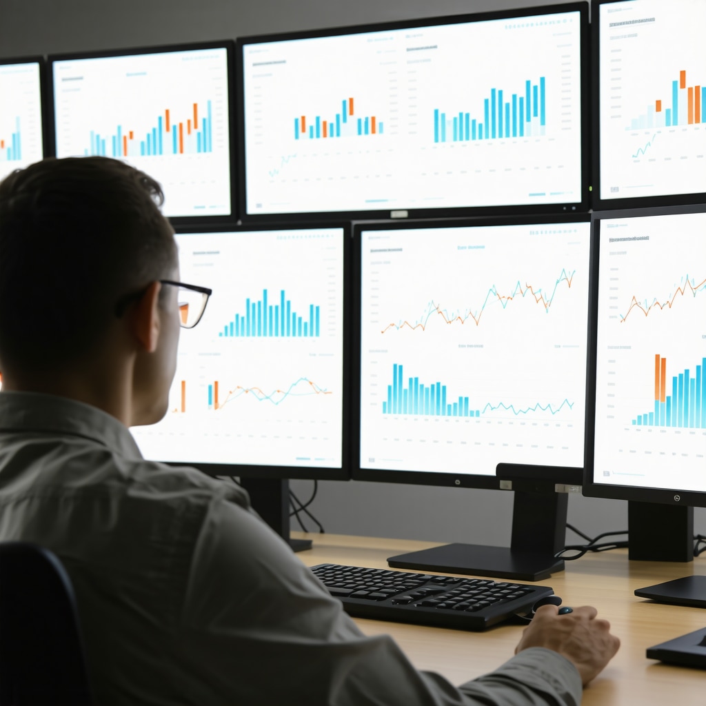 Expert reviewing charts and data on Tennessee investment property mortgage rates and local market variations