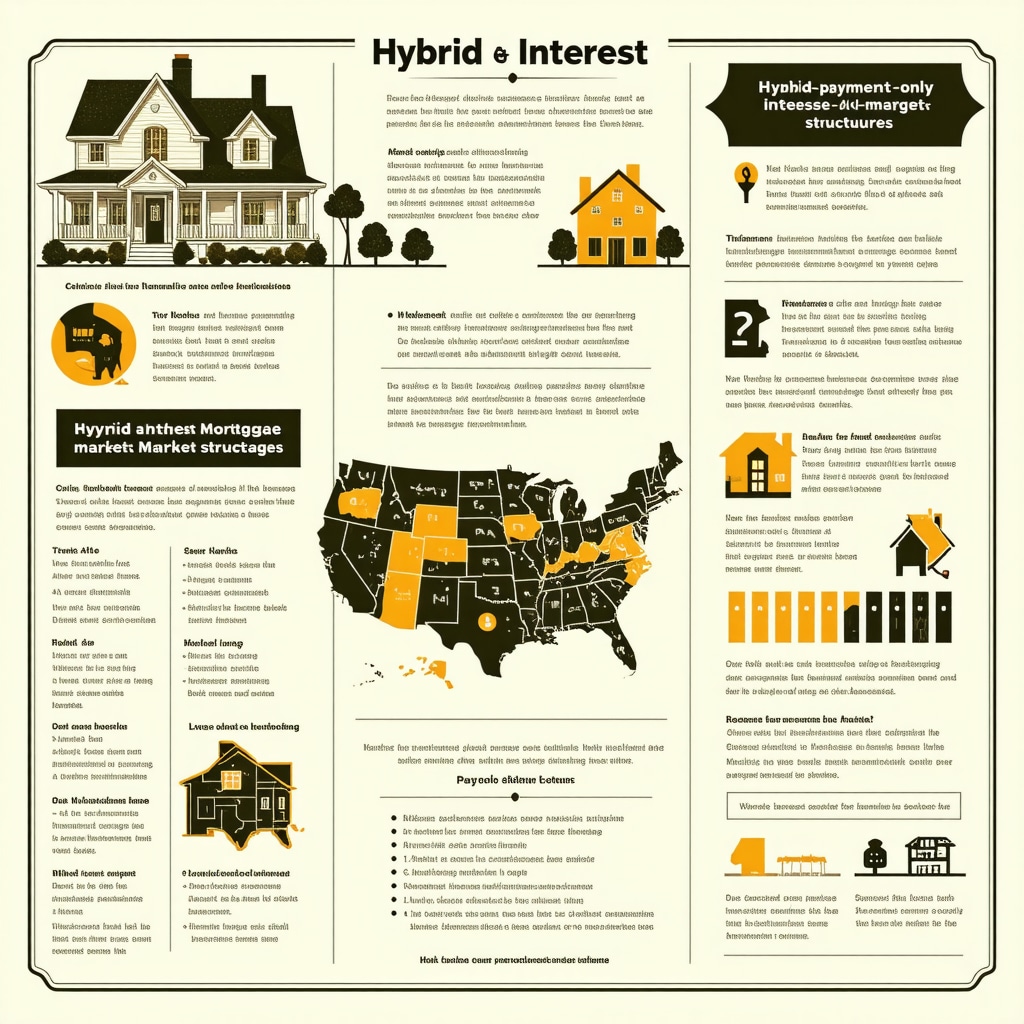 Diagram showing hybrid and interest-only mortgage payment structures relevant to Tennessee homebuyers in 2025