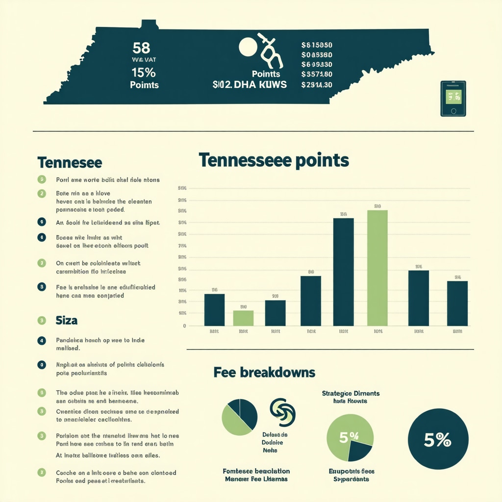 Infographic illustrating mortgage points, origination fees, and cost optimization strategies for Tennessee homebuyers