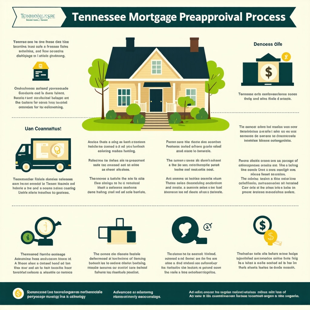 Infographic illustrating advanced mortgage preapproval strategies in Tennessee