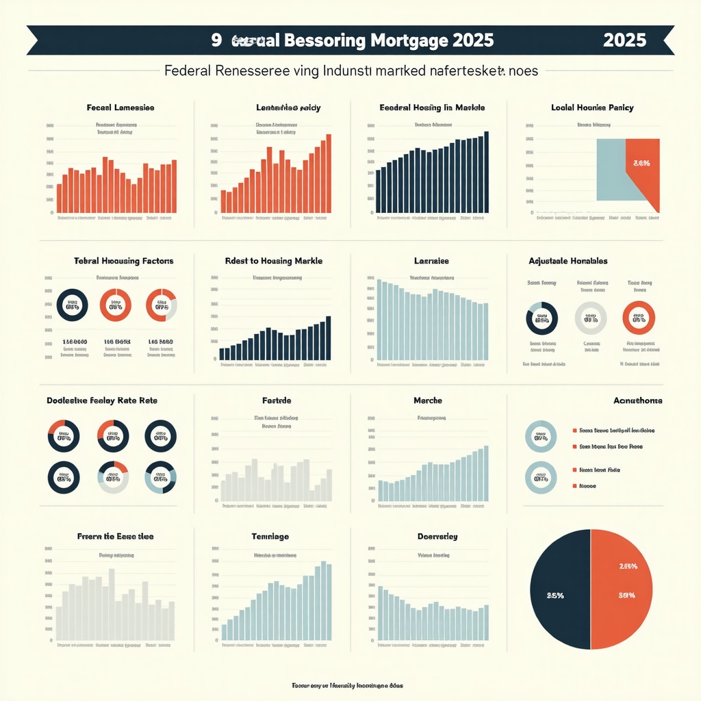 Infographic showing how economic indicators and local market trends affect Tennessee adjustable mortgage rates in 2025
