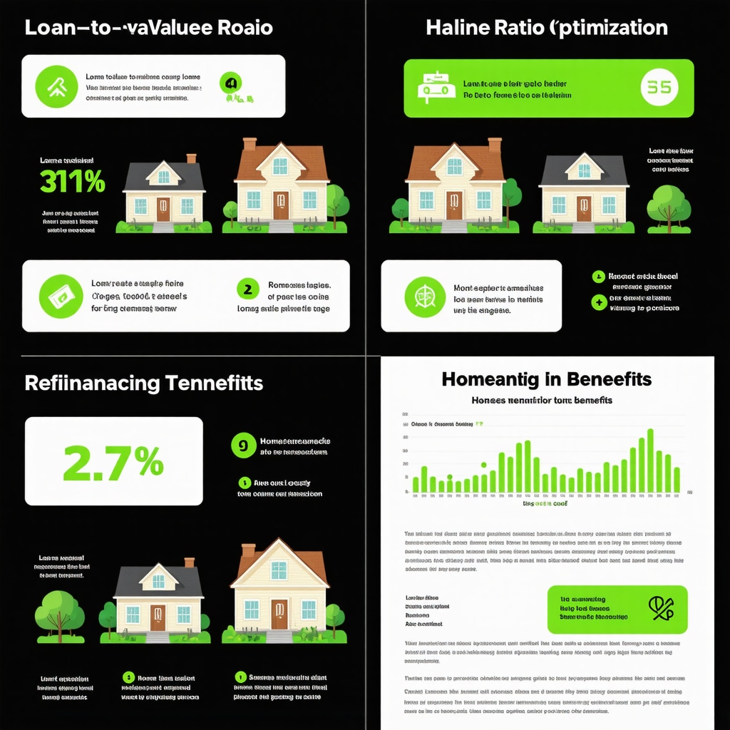 Infographic showing how managing Loan-to-Value ratio and home equity impacts refinancing options in Tennessee