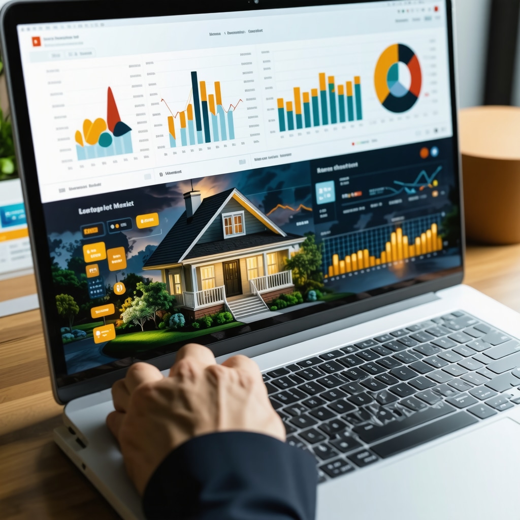 Mortgage analytics dashboard showing Tennessee housing market trends and loan comparisons