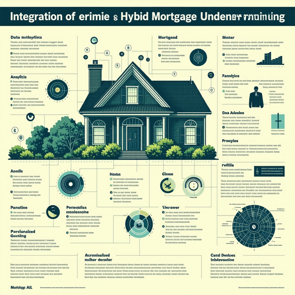Hybrid mortgage underwriting process combining AI analytics with human judgment for Tennessee borrowers