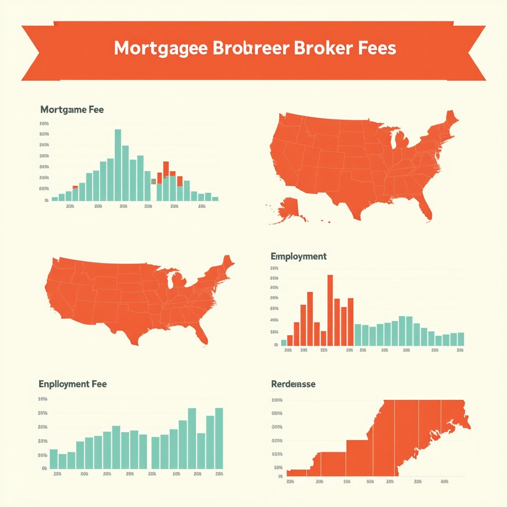 Infographic illustrating how economic factors impact mortgage broker fees in Tennessee with regional and market data
