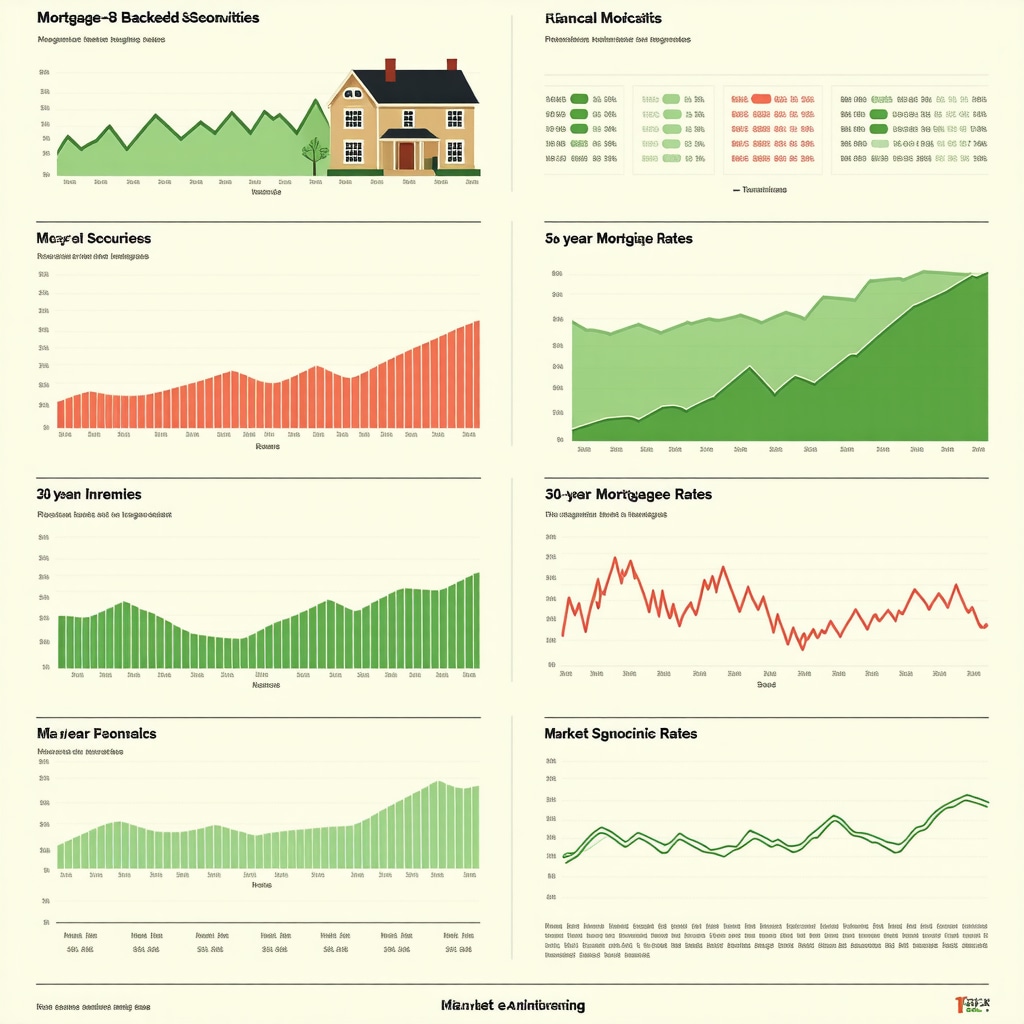 Infographic showing how mortgage-backed securities and regional economic factors influence Tennessee 30 year mortgage rates