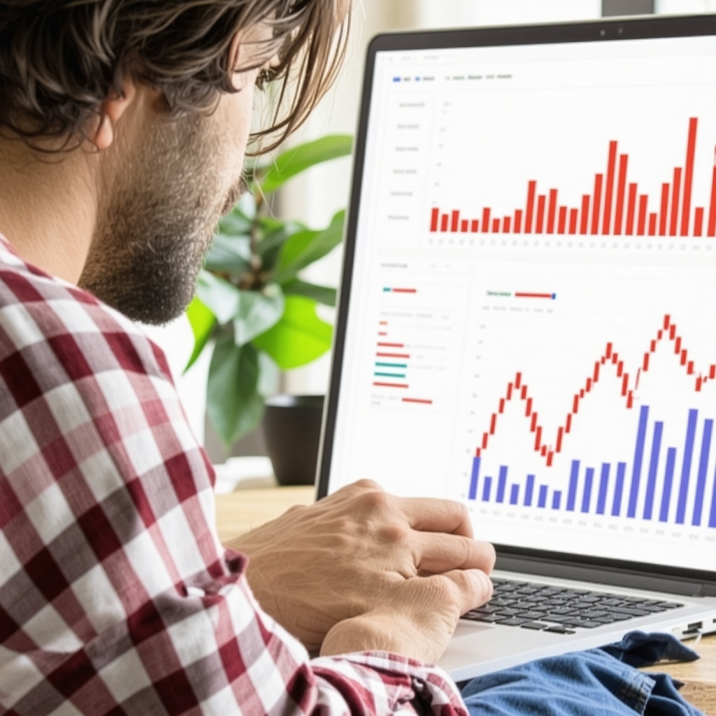 Tennessee homeowner analyzing digital mortgage refinancing platforms and local economic data
