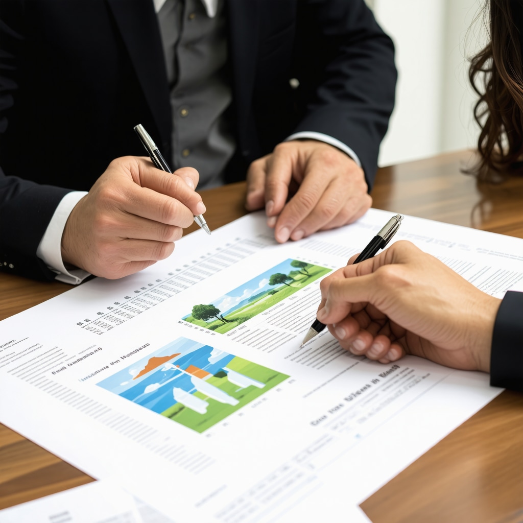 Mortgage broker discussing home loan options with clients in Tennessee setting