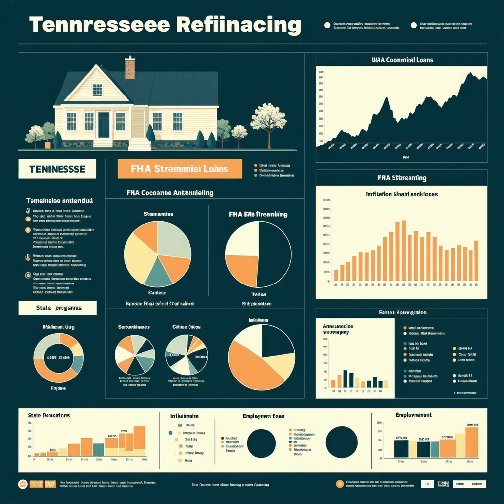 Infographic illustrating refinancing options and economic indicators relevant to Tennessee homeowners in 2025