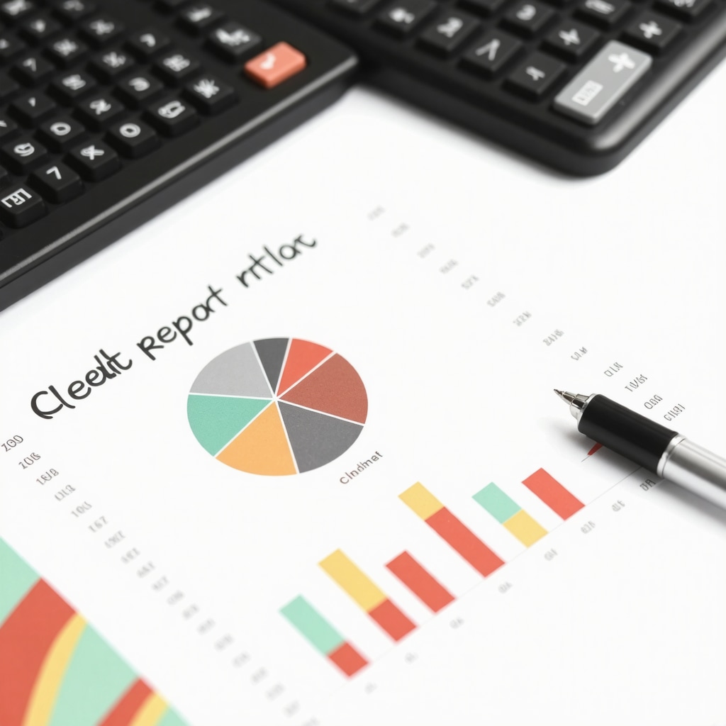 Analyzing credit report and financial data for mortgage planning