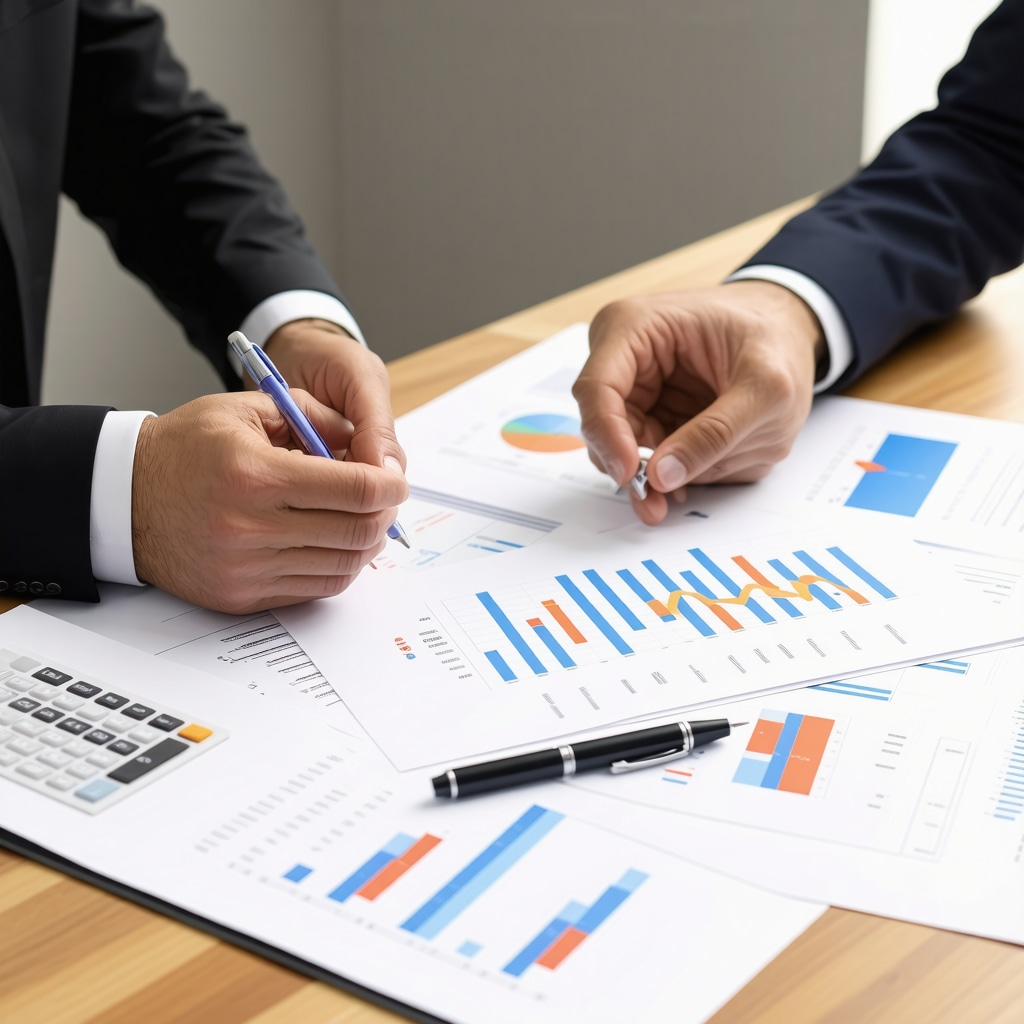 Mortgage broker advising Tennessee homebuyer with loan documents