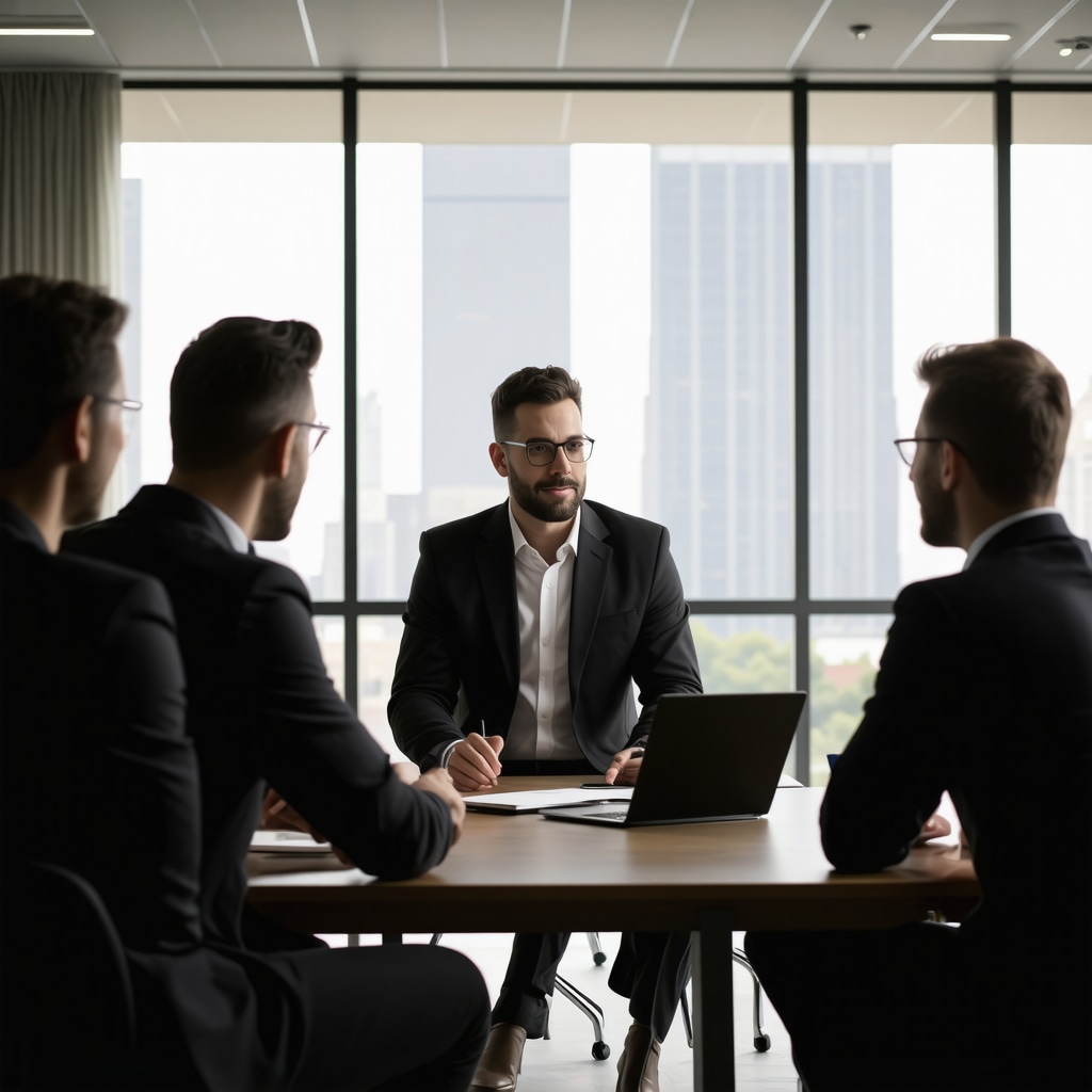 Financial advisor explaining mortgage options to investors in Tennessee
