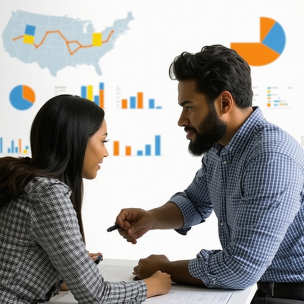 Licensed Tennessee mortgage broker advising homebuyers with market data and maps in background