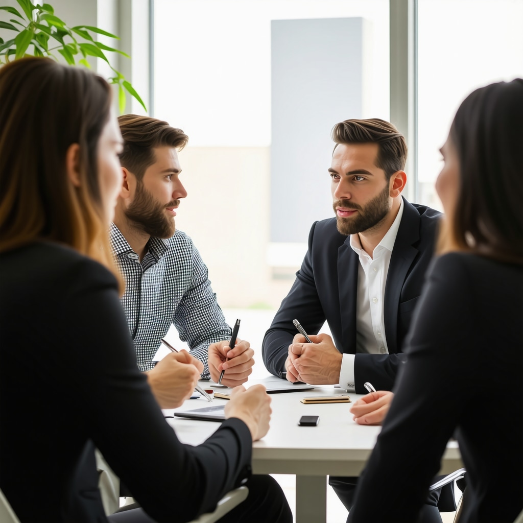 Mortgage broker advising homebuyer in Tennessee