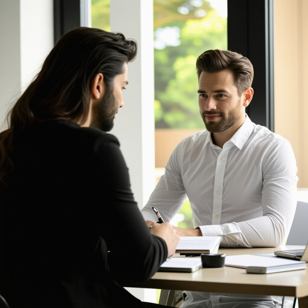 Homebuyer analyzing Tennessee mortgage options with lender