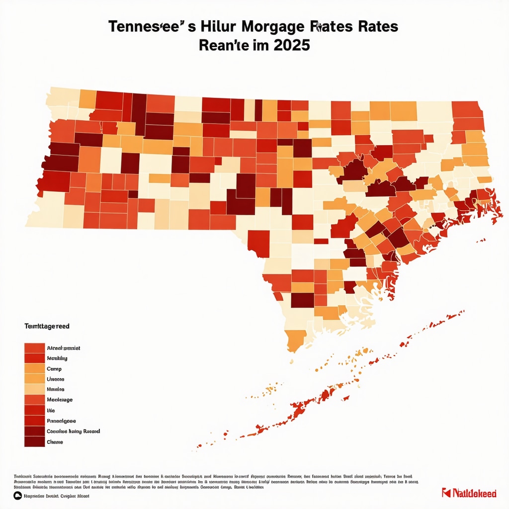 Chart illustrating Tennessee economic factors affecting mortgage rates in 2025.