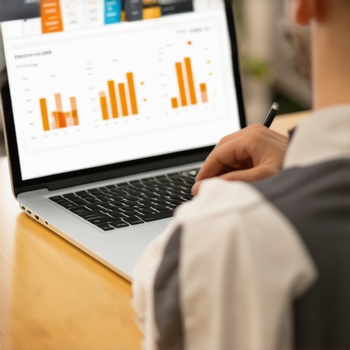 Analyzing Tennessee Mortgage Data Person reviewing mortgage trends in Tennessee with charts