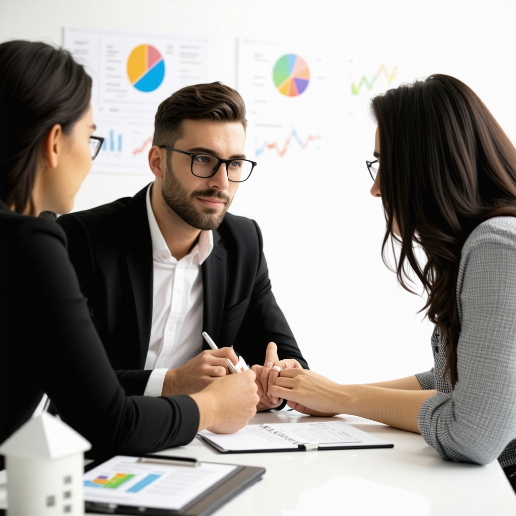 Financial advisor analyzing Tennessee mortgage trends with a client