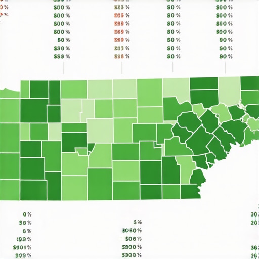 Infographic illustrating regional economic factors influencing mortgage rates in Tennessee 2025