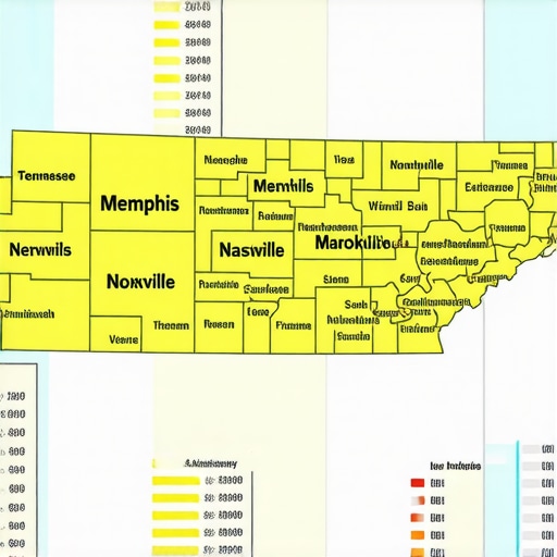 Tennessee's Regional Economic Map for Mortgage Insights Map of Tennessee with key economic regions and mortgage rate indicators.