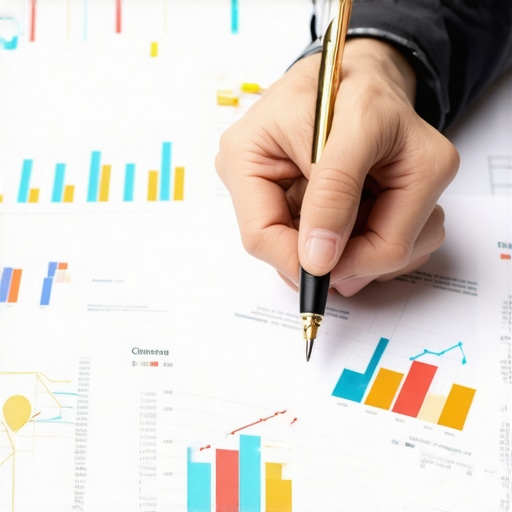 Mortgage broker explaining loan options to a homebuyer with financial documents