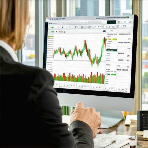 Financial advisor reviewing mortgage rate charts