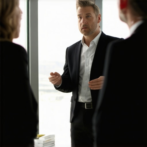 Mortgage broker talking to clients about refinancing options in Tennessee