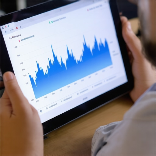 Financial analyst showing mortgage trend chart in Tennessee