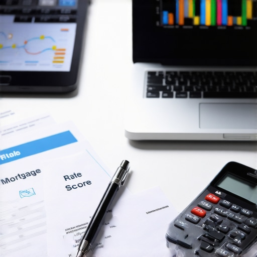 Financial Tools for Managing Mortgage Rates A collection of financial tools including credit monitoring, mortgage apps, and organized documents for mortgage management.