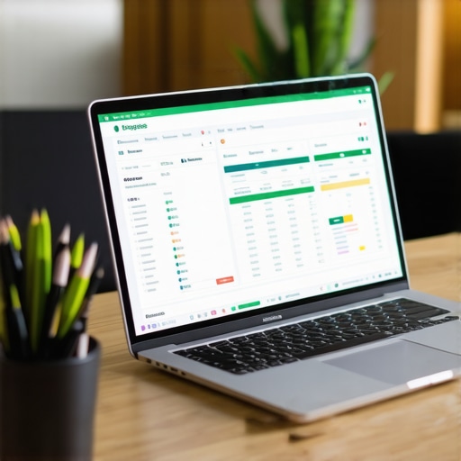 Laptop showing mortgage spreadsheets and projections for mortgage management.