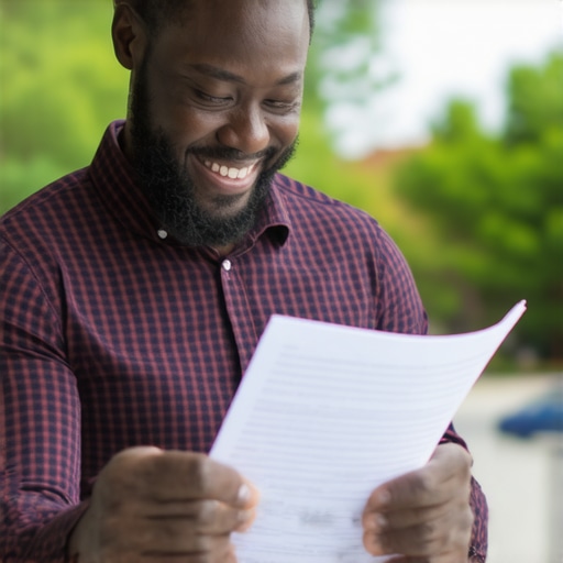 Homebuyer discussing mortgage options with broker outdoors in Tennessee
