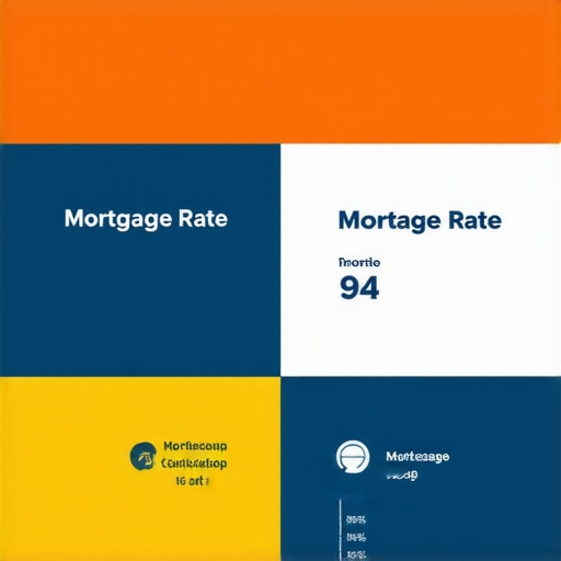 Graphic illustrating mortgage rate calculation methods and tips for comparison.