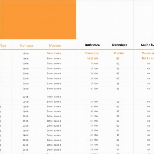 Mortgage Rate Comparison Chart Tennessee Chart showing mortgage rate differences between Tennessee lenders