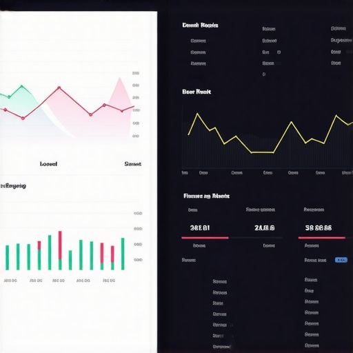 Mortgage Rate Monitoring Dashboard A digital dashboard displaying mortgage rate alerts, graphs, and financial metrics