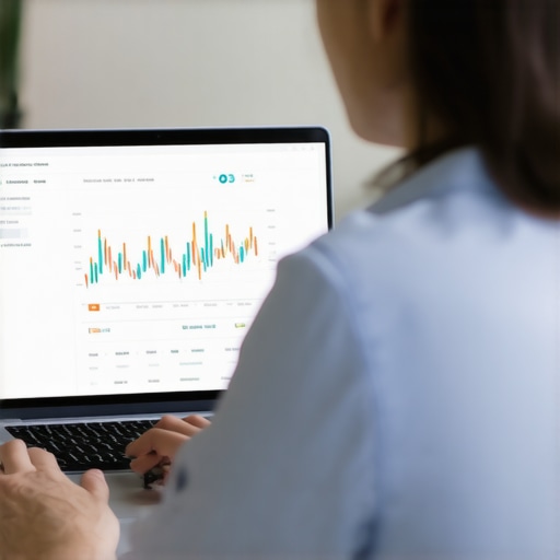 Screenshot of mortgage rate graphs and financial dashboards on a computer screen.