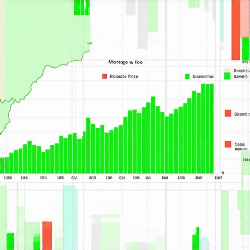 Mortgage Rate Trends Dashboard Tennessee A digital dashboard displaying Tennessee mortgage rate trends with graphs and maps.