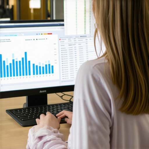 Mortgage Tools for Long-Term Success Individual analyzing mortgage and market data on a laptop screen