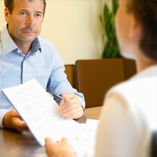 Mortgage broker explaining rate options to a client in Tennessee