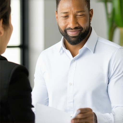 Mortgage broker discussing loan options with a homebuyer in Tennessee