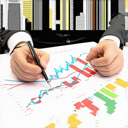 Person reviewing mortgage rate charts with Tennessee landmarks