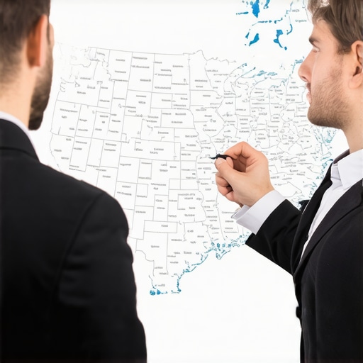 Mortgage broker discussing loan options with a homebuyer in Tennessee.