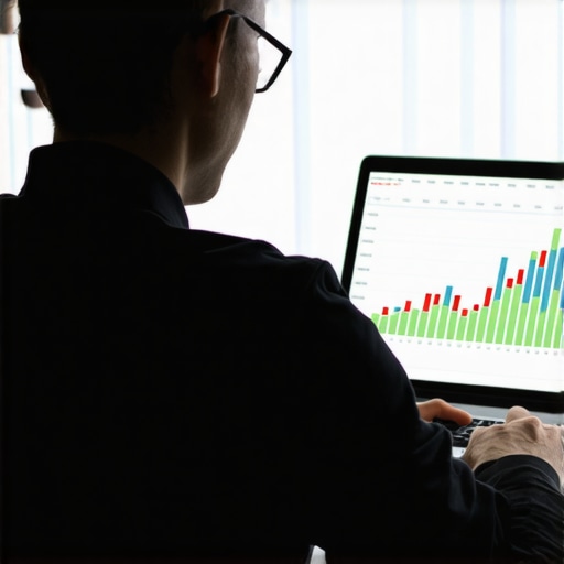 Person reviewing mortgage and financial management tools on a laptop