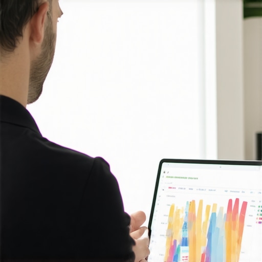 Homeowner reviewing mortgage data on a tablet