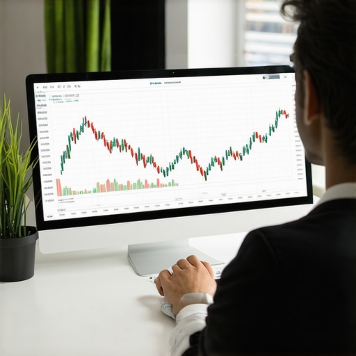 Person working on mortgage rate analysis charts with regional data on a laptop.