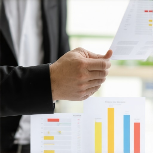 Mortgage broker explaining rate options to homebuyer with charts